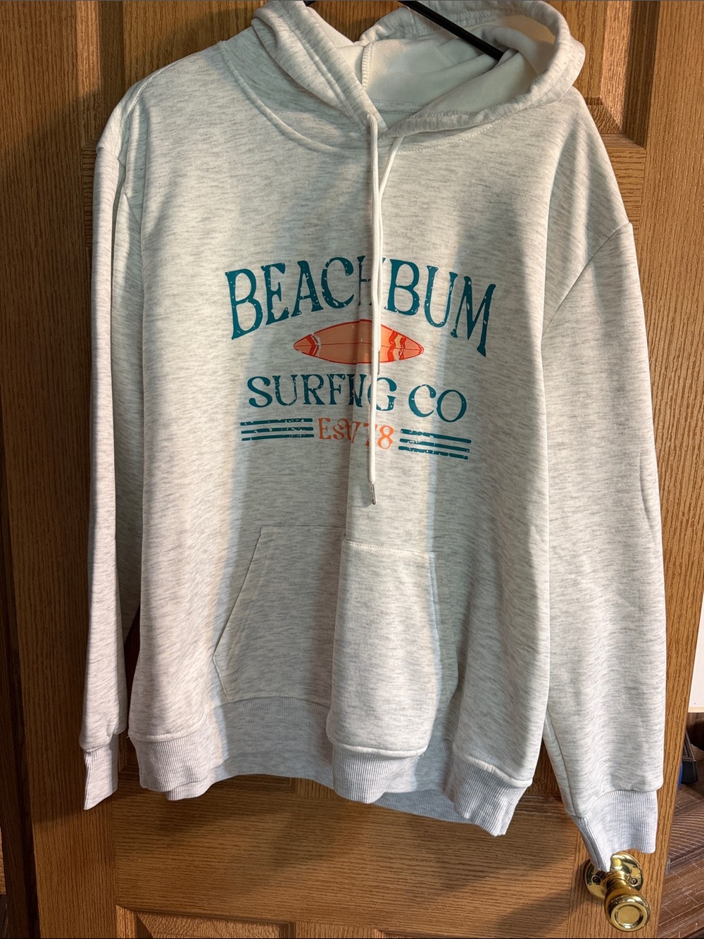 Beach Bum Light Gray Hoodie